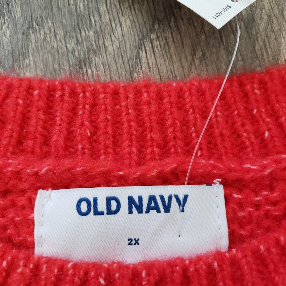 Old Navy Rainbow Knit Sweater Women's 2X multicolor - Picture 3 of 9